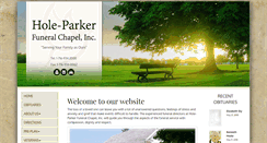 Desktop Screenshot of holeparkerfc.com